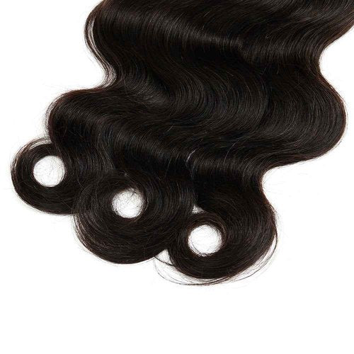 YAOJISUDAJI Bulk Human Hair Body Wave - 3 Bundles (150g) Natural Black 18"20"22" Weft-Free for Seamless Box & Boho Knotless Braids