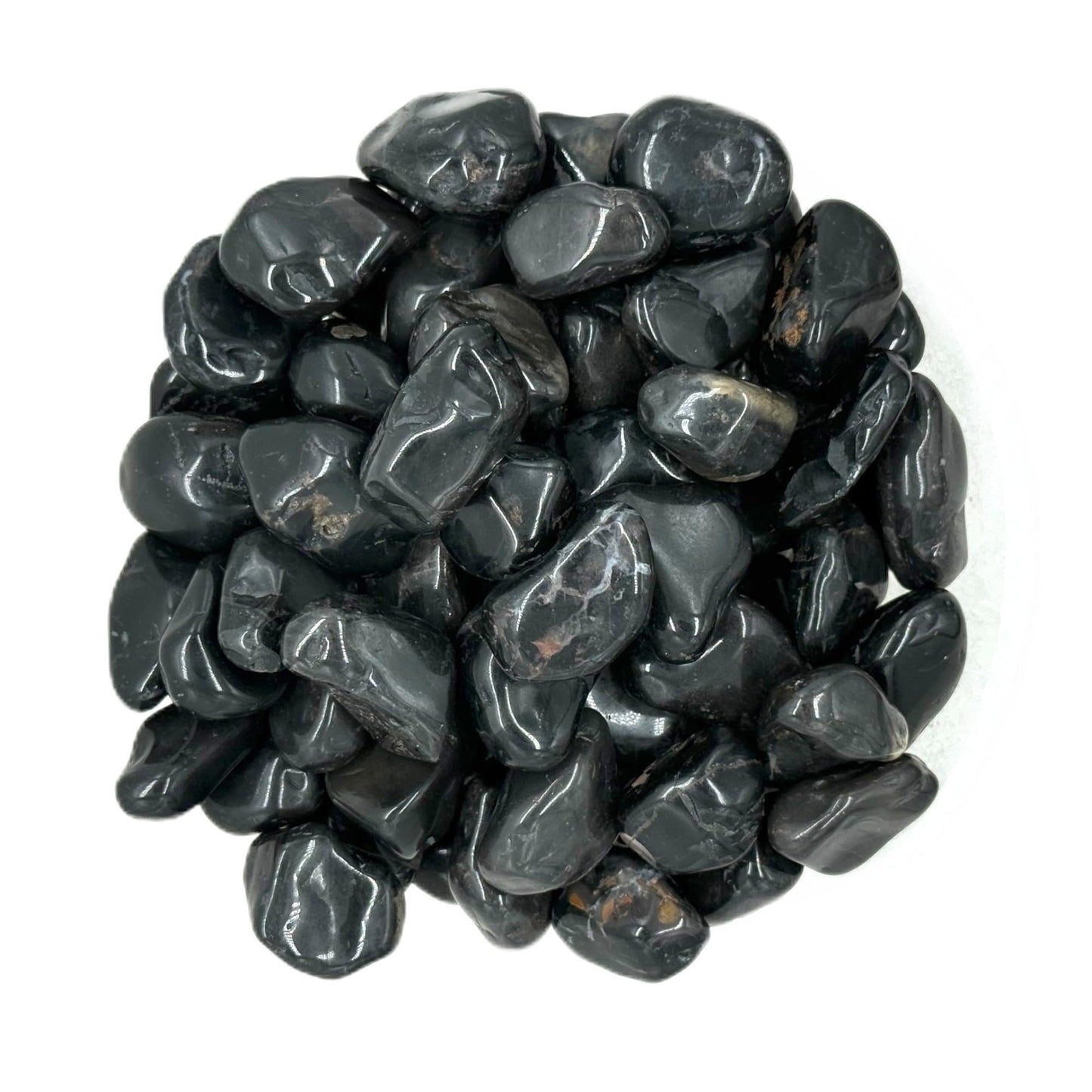 Pachamama Essentials Black Onyx Tumbled - Healing Stone - 20-25mm (1)