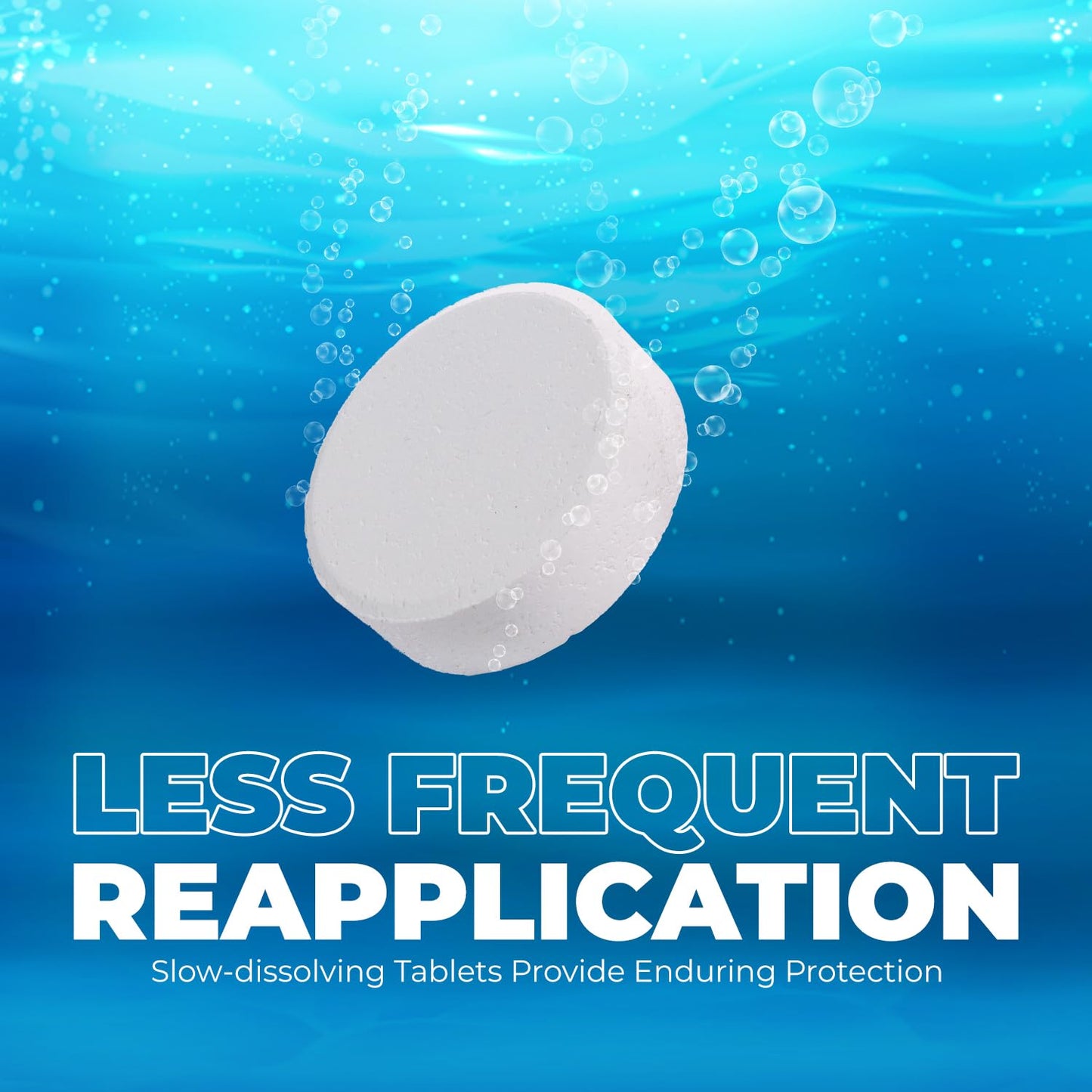 Xtremeclear 3-Inch Chlorine Tablets 99% Pure Tri-Chlor for Swimming Pools Above Ground, InGround, Spa, Hot Tub 10lbs Bucket - Individually Wrapped Stabilized Sanitizer Slow Dissolving