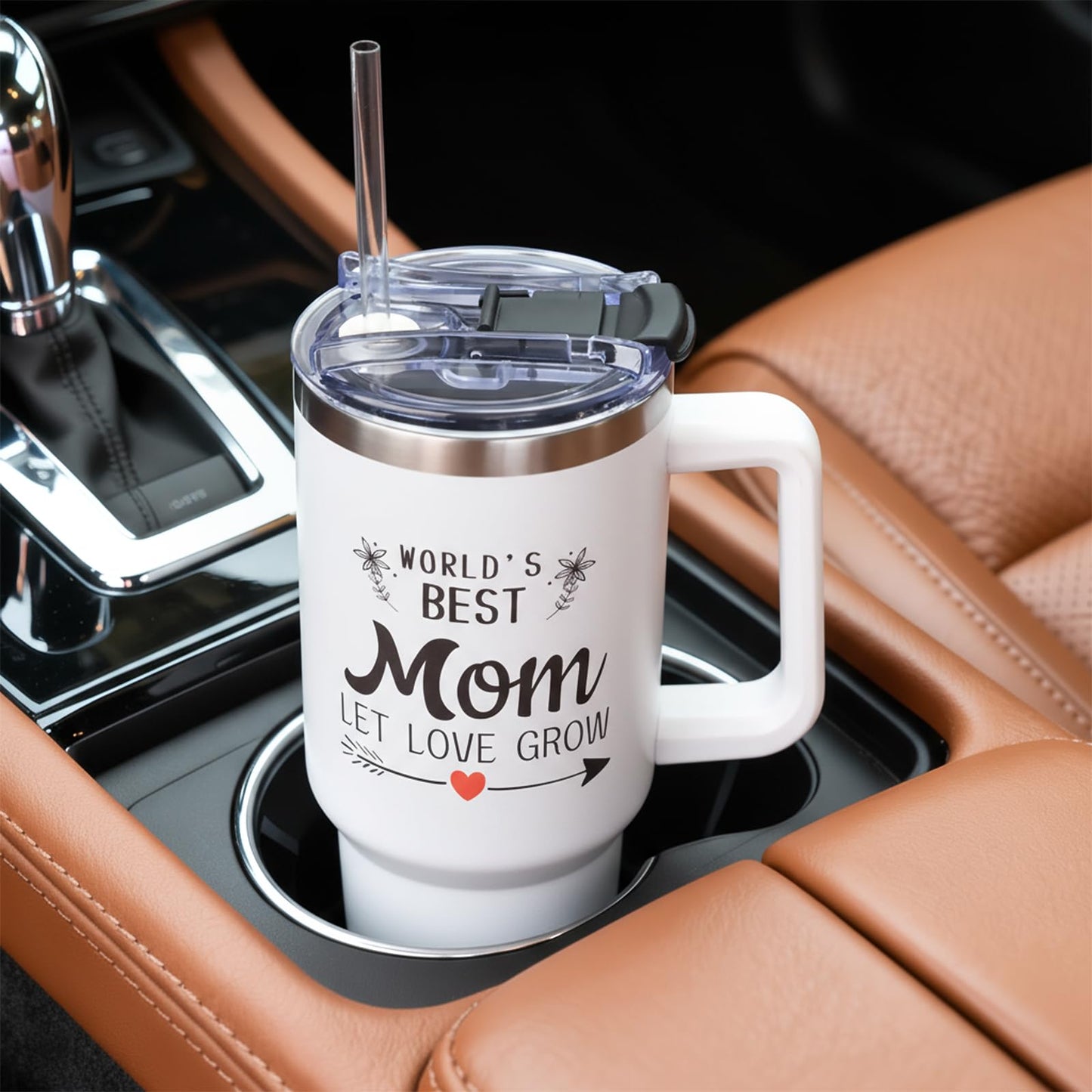 Birthday Gifts for Mom – Luxury Gifts Box Birthday with Candle and Tumbler, Happy Birthday Gift Basket for Women, Perfect Mom Birthday Gifts from Daughter or Son