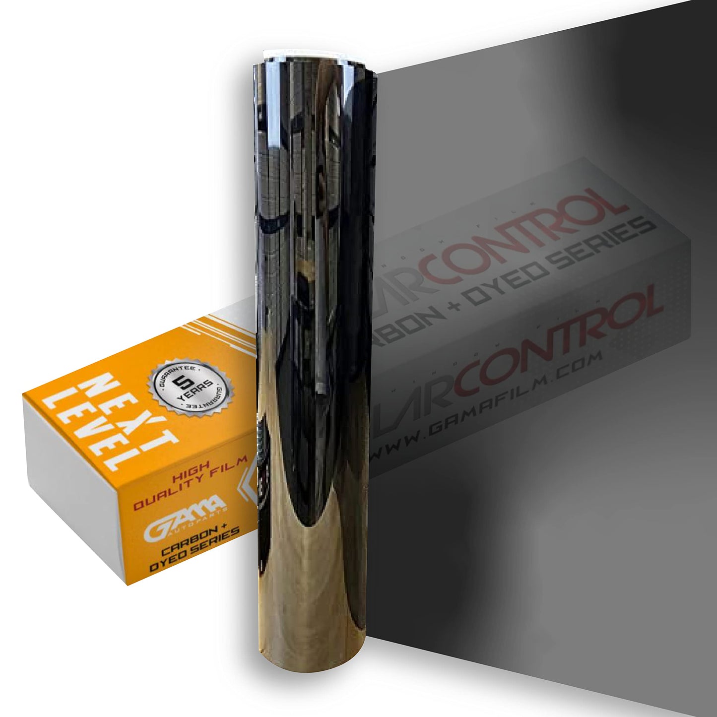 SOLARCONTROL Window Tint Car Film 2PLY 100% UV Rejection 40' X 100FT Dyed Shade Roll Universal Fit Privacy Sun Block and Scratch Resistant (5% Dark Shade)