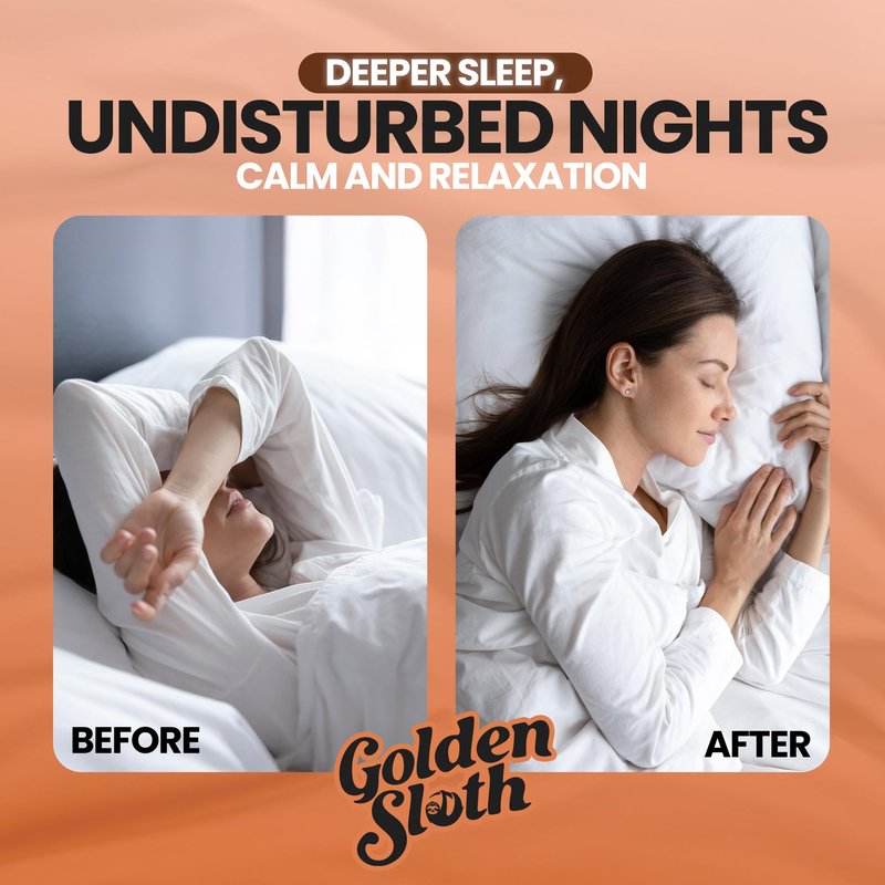 Golden Sloth Magnesium Cream - Unscented Topical Lotion - Highly Concentrated with 2 Types of Magnesium, All-Natural, Fast-Absorbing