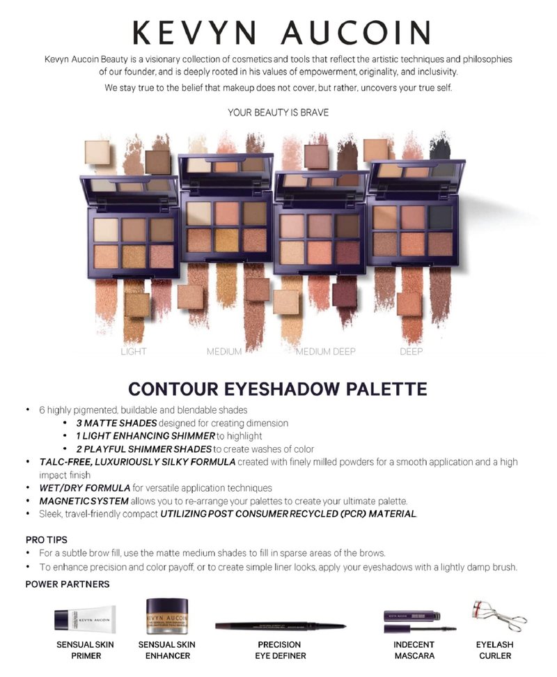 Kevyn Aucoin The Contour Eyeshadow Palette in Shade Light