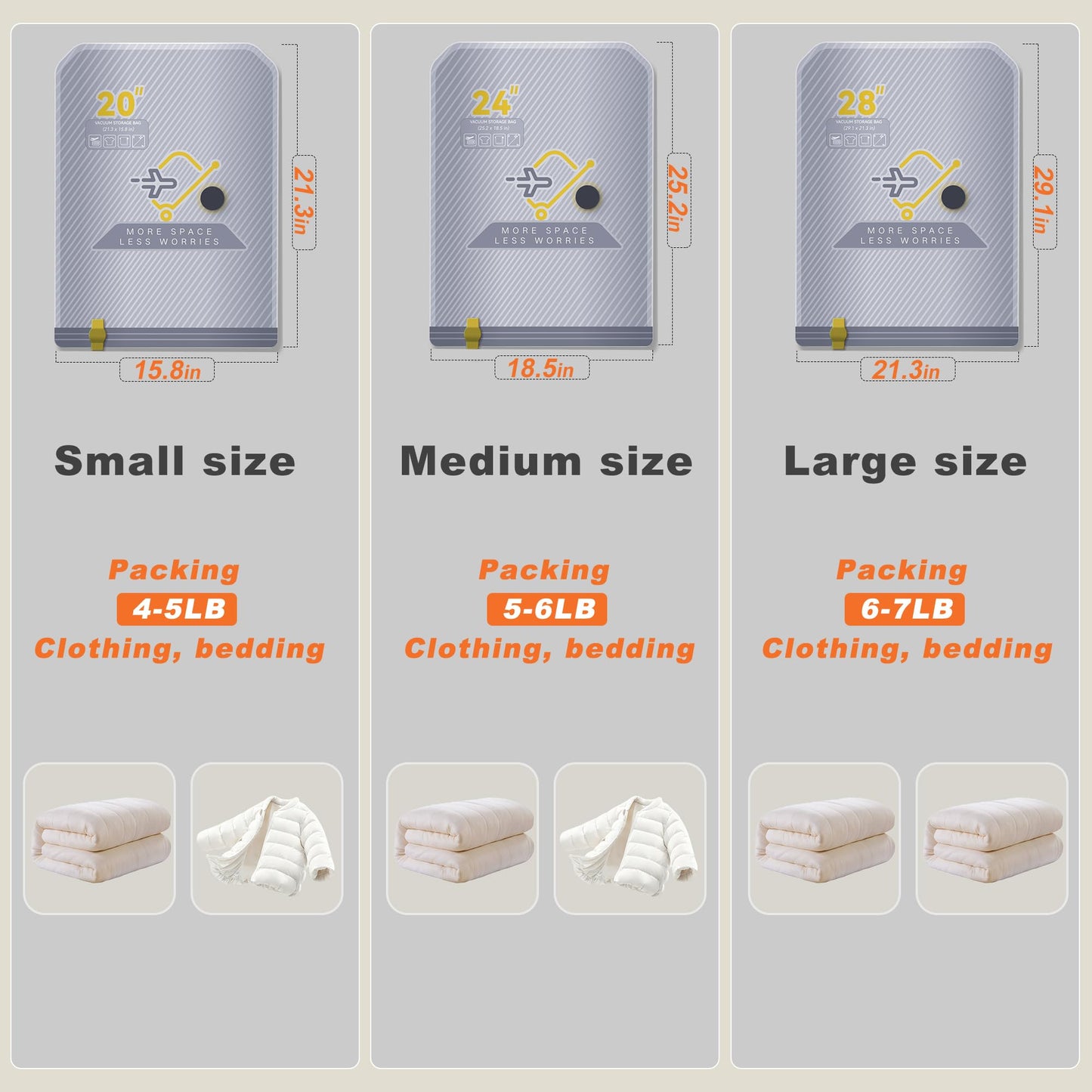 15-Pack Vacuum Bags for Travel with Wireless Rechargeable Pump, Carry-on Size Compression Packing Bags for Luggage & Suitcase, Space Saver for Clothes & Clothing, 15 Combo Travel Size, Fast 3S Vacuum