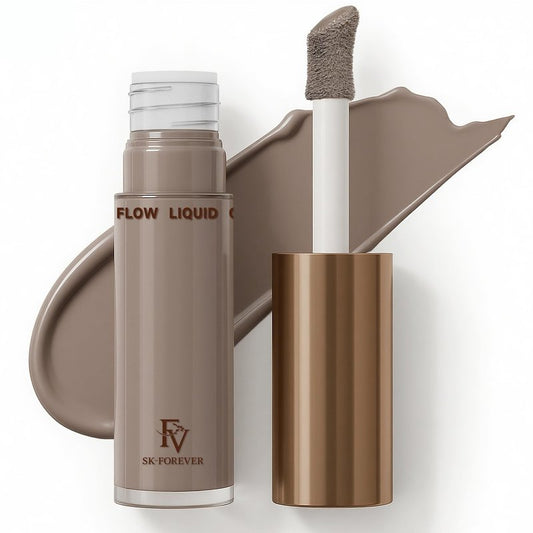 FV Cool Toned Liquid Contour Stick, Highly Pigmented, Blendable & Longwear with Hydrating Formula, Cream Contour Makeup For Naturally Sculpted Look, Vegan & Cruelty-free, 01 Cool Ash