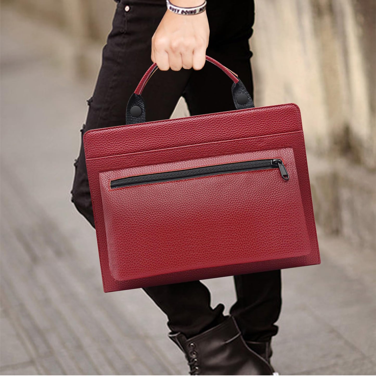 Laptop Case Cover Sleeve for Dell Latitude 5550/Latitude 5540/Latitude 5531/Latitude 5530/Latitude 5520 with Portable Bag with Bag Handle,Red