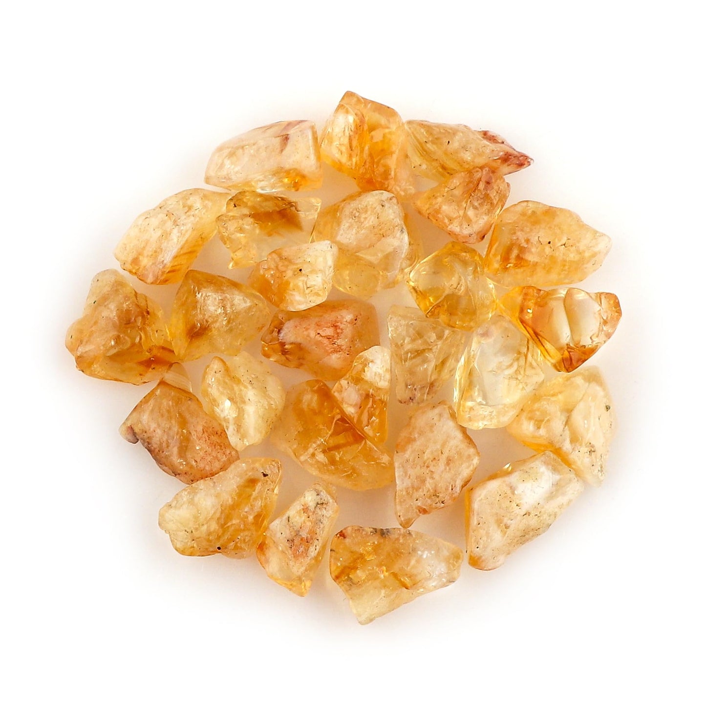 CRYSTALIS 100cts Natural Bi-Color Citrine Raw Crystals, Loose Gemstone Wholesale Bulk Rough Jewelry Making Supply, Chakra And Healing Raw Stones, Wire Wrapping, DIY, Tumbling, Gem Collection