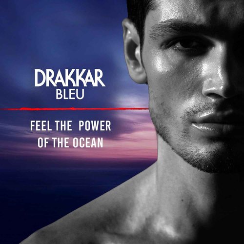 Guy Laroche Drakkar Bleu - Iconic Designer Fragrance - Powerful, Aquatic & Fresh Eau de Parfum - Aquatic Fougère - Long Lasting Mens Cologne - Day and Evening Scent 3.4 Fl Oz