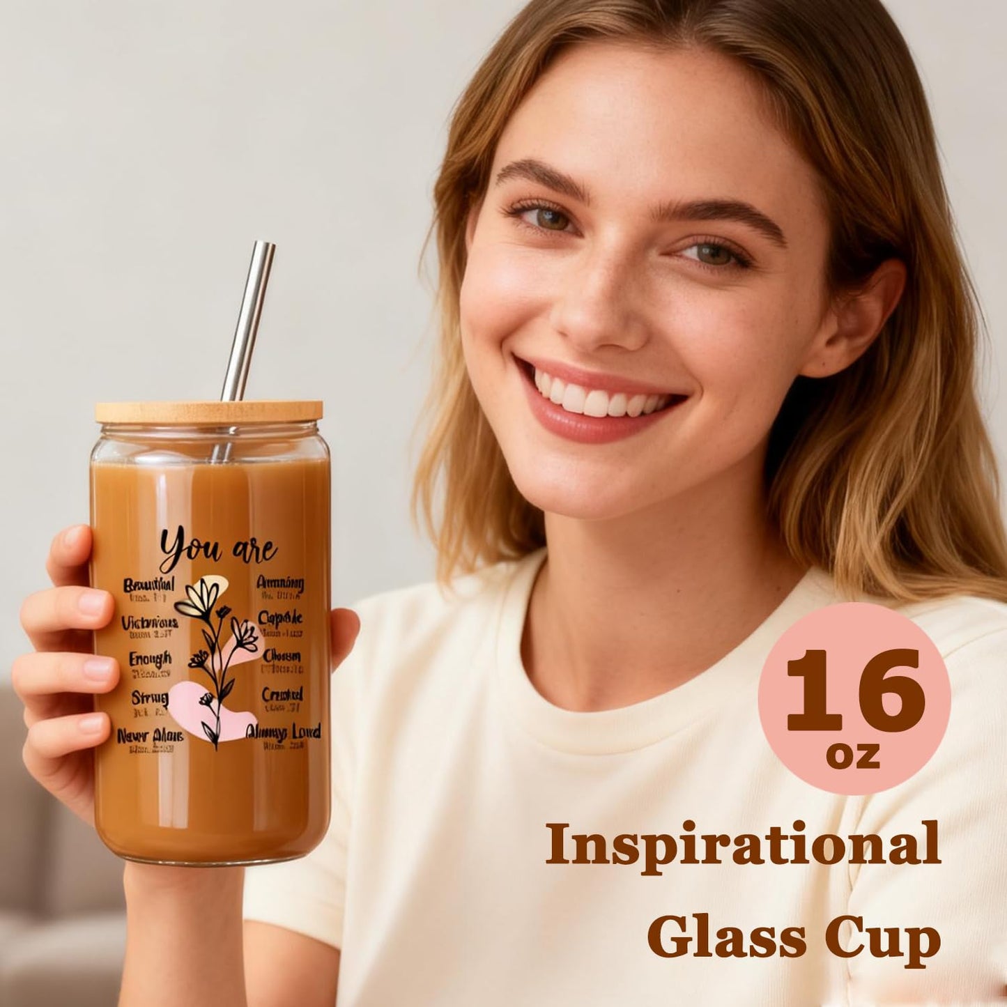 Christian Gifts For Women, Religious Gifts, Christian Mothers Day Gifts For Women Faith, Birthday & Inspirational Spiritual Gifts For Mom, Bestie, Bff, Sister With Tote Bag, Glass Cup, Bible Jar
