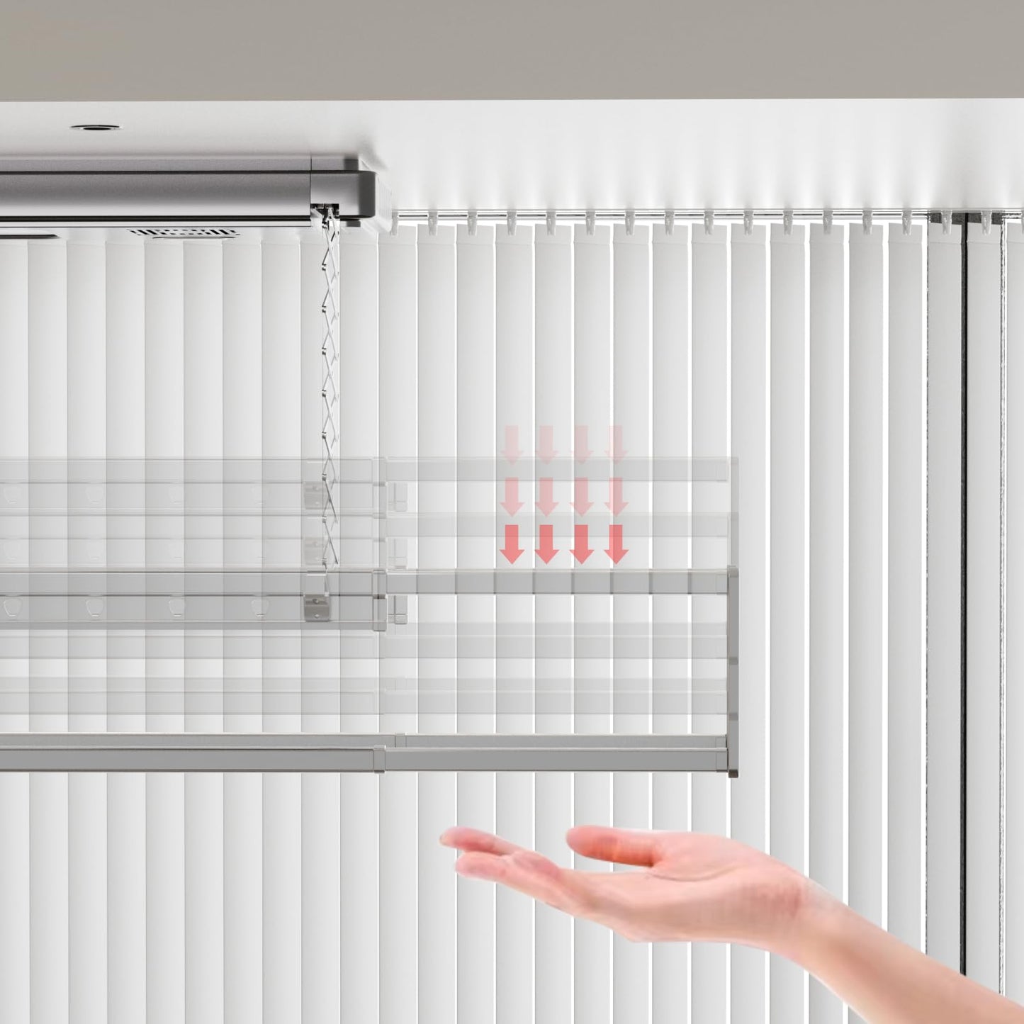 Ouayrhea Ceiling Mounted Clothes Electric Ceiling Drying Rack 110V-120V, Ceiling Clothesline with Built-in Timer Heater,withDrying/Remote and Light 24W for Laundry/Indoors/Garage