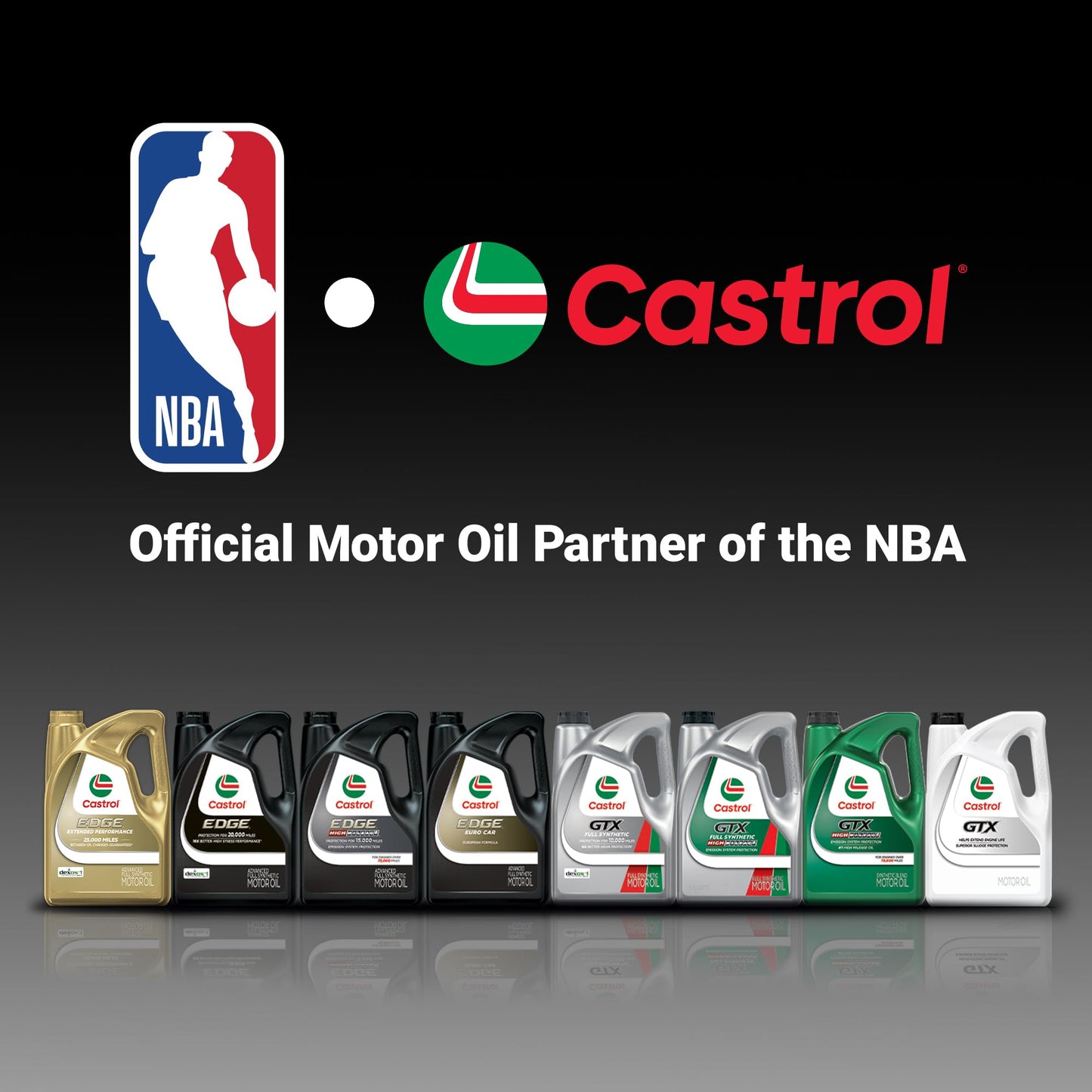 Castrol GTX High Mileage 10W-30 Synthetic Blend Motor Oil, 5 Quarts