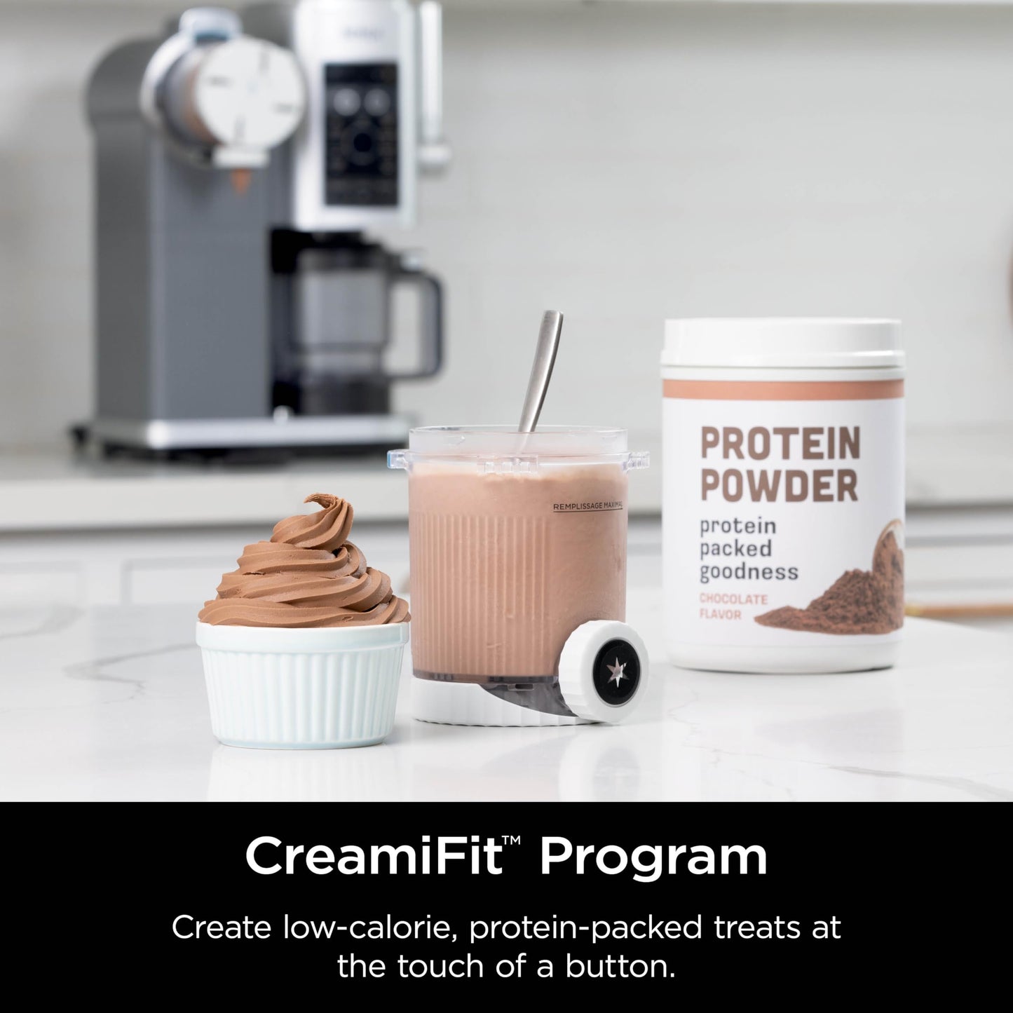 Ninja Swirl by CREAMi Ice Cream and Soft Serve Maker, Sorbet, Milkshake, Frozen Yogurt, Low Calories Program & More, 13-in-1, Soft Serve Handle, (2) CREAMi Swirl 16oz Pints, NC701 (Renewed)