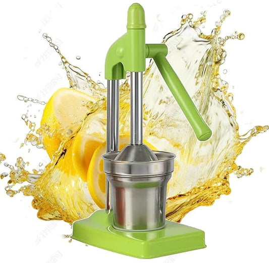 Cast Iron Juicer Hand Press, Stainless Steel Lemon Squeezer, Effective Manual Juicer Fruit Squeezer, Easy to Clean for Fresh Orange Juice