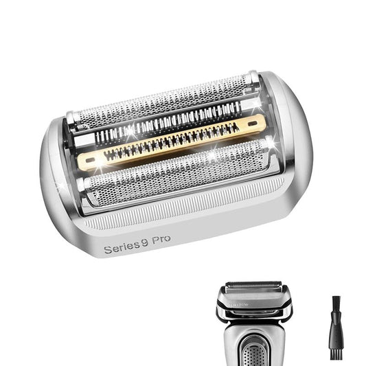 Series 9 94M Electric Shaver Head Replacement Part 94M Silver, Compatible with Braun Series 9 Pro and Series 9 Electric Razors 9290cc, 9291cc, 9370cc, 9293s, 9385cc, 9390cc, 9330s