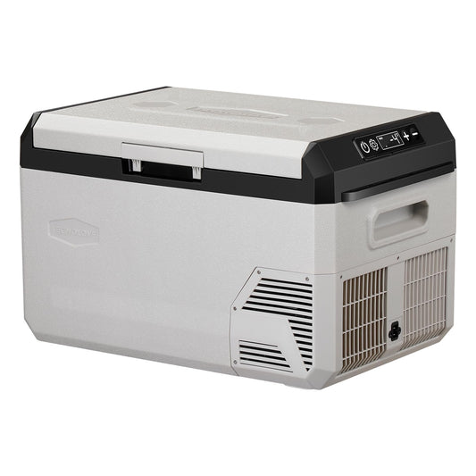 12V Car Refrigerator, 22QT Portable Freezer Compressor Cooler with Reversible Door, 100–240V AC / 12V / 24V DC Powered, for Truck Van RV Camper SUV Travel Camping Road Trips Tailgating,-4℉-50℉