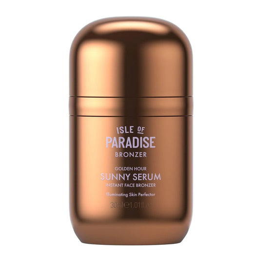 Isle of Paradise Sunny Serum, Liquid Bronzer, Wash-Off Formula with Illuminating & Hydrating Skincare Ingredients for Natural-Looking Radiance, 1.01 fl. Oz