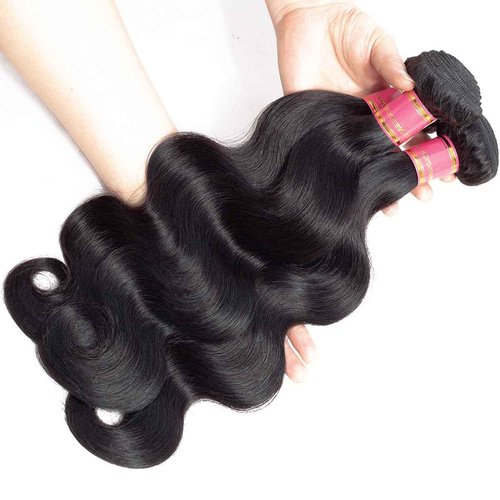 Beauty Youth Body Wave Human Hair Bundles (22 20 18inch) Brazilian Human Hair Body Wave Unprocessed Virgin Hair Weave 3 Bundles for Black Women