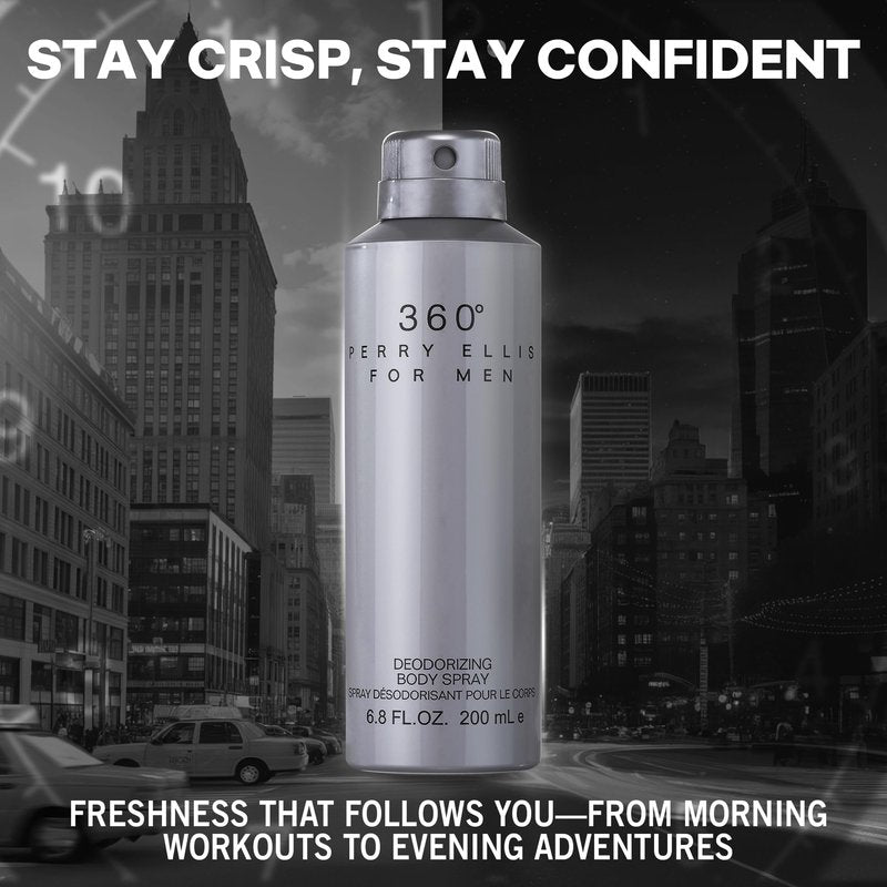 Perry Ellis 360 for Men, 6.8 fl oz Body Spray
