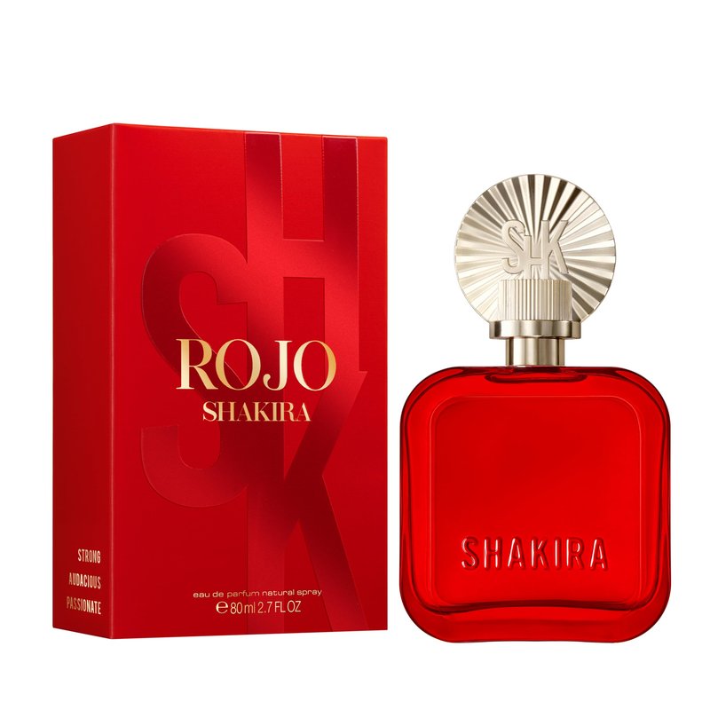 Shakira Perfumes - ROJO Eau de Parfum For Women - Long Lasting - Powerful, Sensual and Charming Scent - Floral, Spicy and Amber Notes - Ideal for Day Wear - 2.7 Fl. Oz