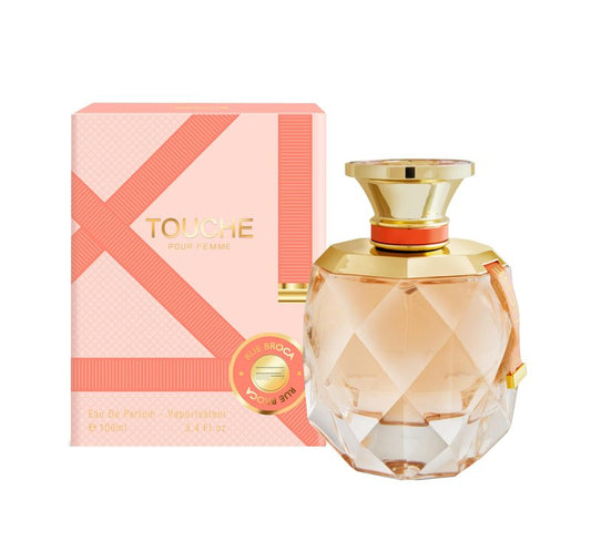 Rue Broca Touche Pour Femme Eau de Parfum, 3.4 Fl. Oz – Fruity Floral Fragrance with a Touch of Spice