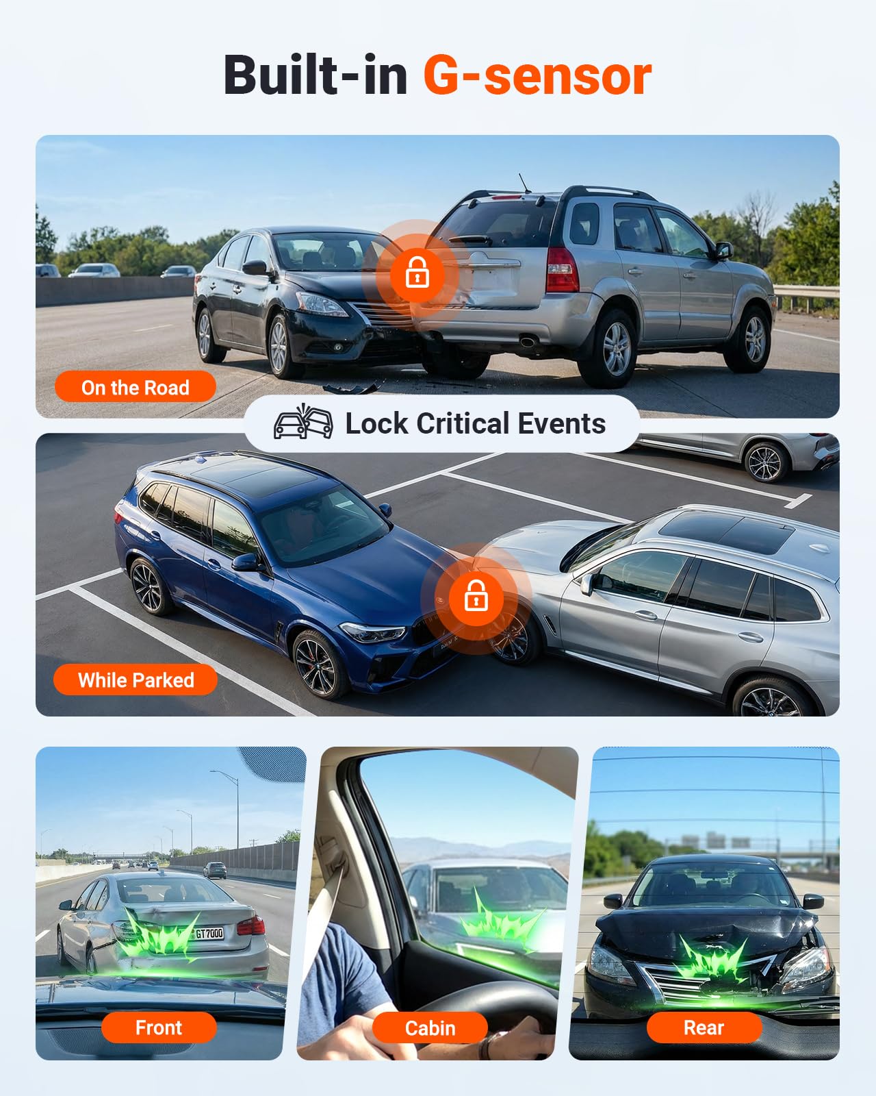 Vantrue New N4S 3 Channel Dash Cam, Front Rear Inside 2.7K+1440P+1440P Dashcam for Cars, Front and Rear Dual Channel, PlatePix™ Tech, STARVIS 2 Night Vision, Parking Mode, Wi-Fi, Support 1TB (RC18)