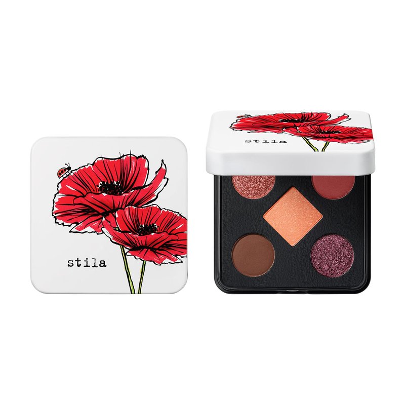 stila Pocket Play™ Eye Shadow Palette | 5 Silky Powder Shades for Eyes, Face, Highlight & Contour | Compact, Travel-Friendly, Blendable Formula | Matte & Shimmer, Neutral & Bold Tones