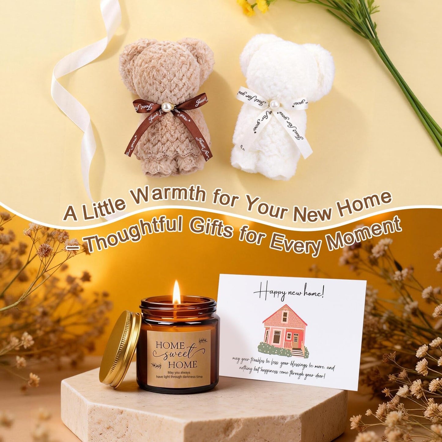 19Pcs House Warming Gifts New Home, New Home Essentials For Couple, Women, Homeowners, Neighbor, First Apartment Gift, Prefect For Newly Wed, Anniversary, Bridal Shower, Housewarming, Mr And Mrs Gifts