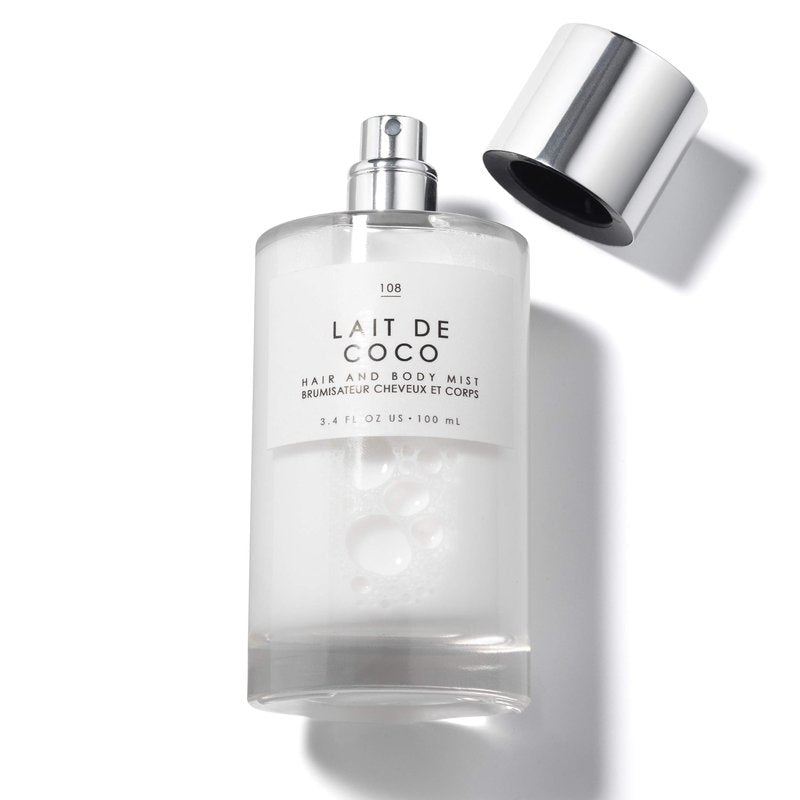Le Monde Gourmand Lait de Coco Hair & Body Spray Mist - Bergamot, Vanilla, Coconut Fragrance Notes- 3.4oz (100ml)