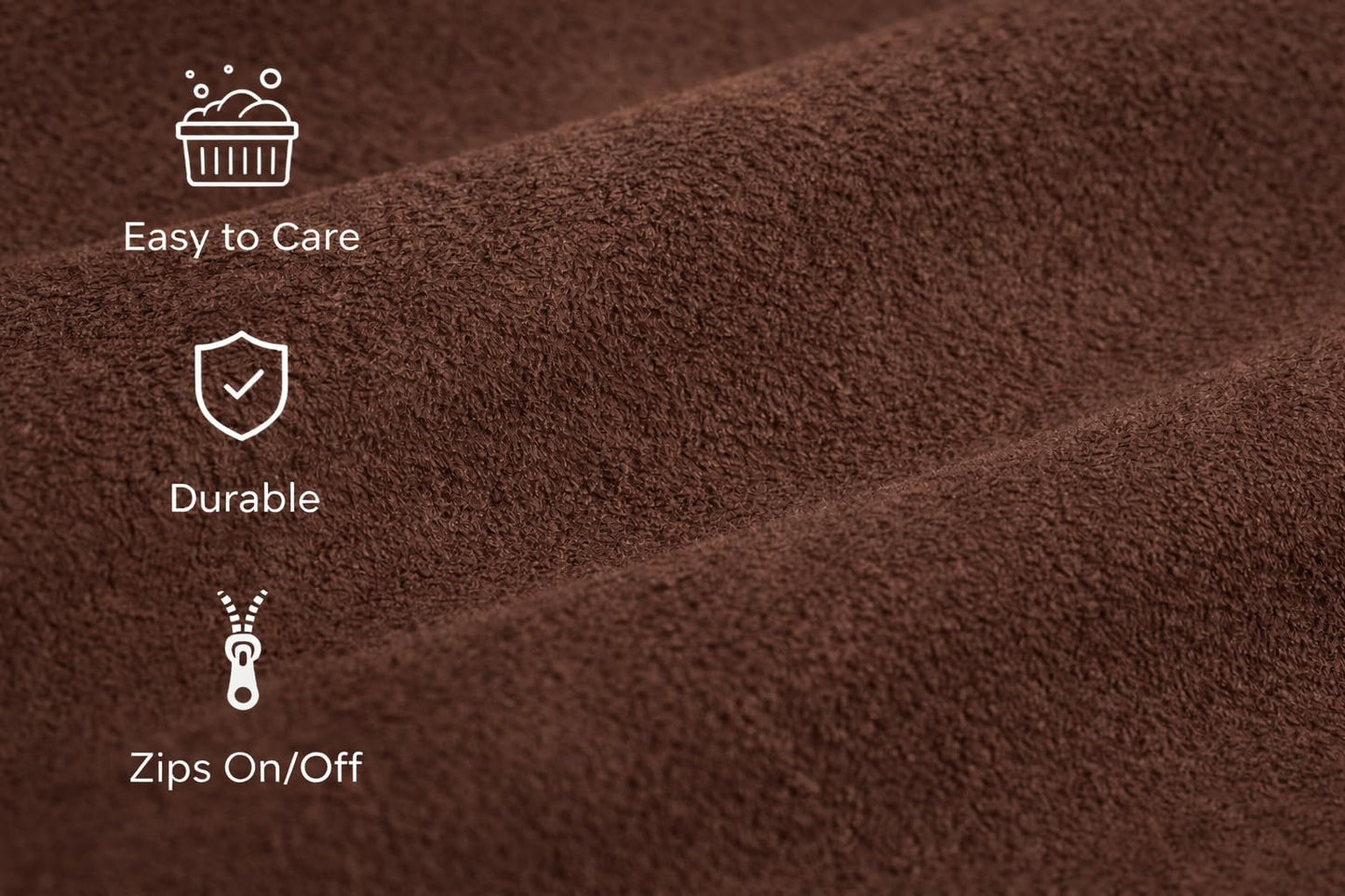 KOPEKS Orthopedic Memory Foam Dog Bed 7" Inch Thick Extra Large Dog Bed With Pillow Brown 50"x34"x10" Includes Waterproof Liner & Durable Removable Cover With Smart Design