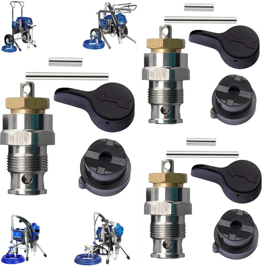 235014 Airless Prime Spray Valve Kit,Drain Valve Compatible with Graco 210 230 390 395 490 495 595 3400 Aftermarketr Airless Paint Sprayer,Replace Airless Spray Painting Machine Accessories 3 Pack