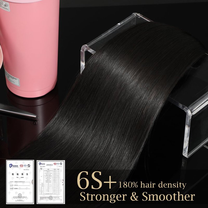 CindiRiver 2x6 HD Lace Closure 14 Inch Straight Human Hair, Invisible Virgin Real Swiss HD Lace, Natural Hairline, Skinlike Lace Frontal Closure Only