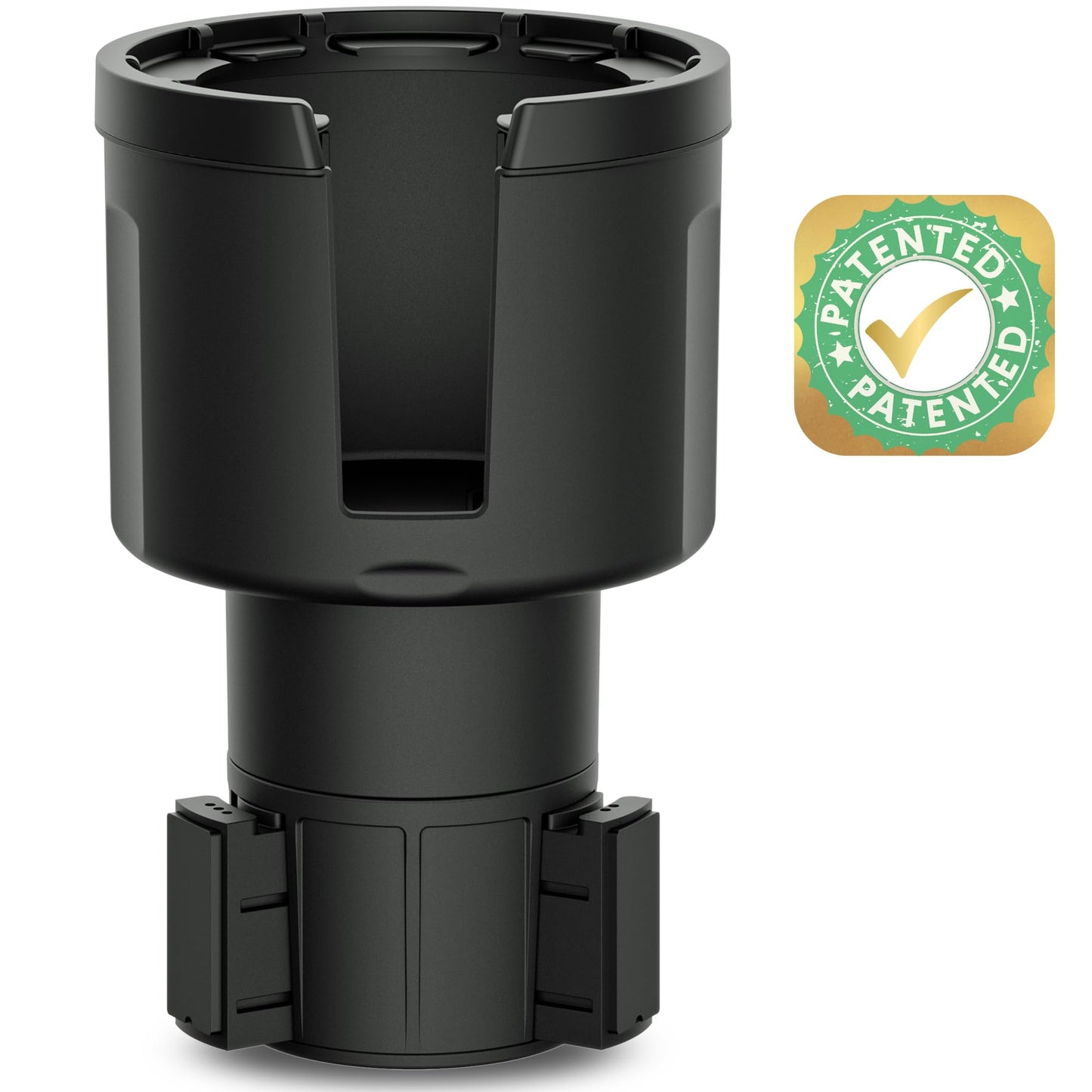 Swigzy Car Cup Holder Expander Adapter for Large Water Bottles - [Patented & Upgraded] - Holds: Hydro-Flask, Yeti, Nalgene, Owala, 32-40oz - Adjustable Expandable Insert Extender - Universal