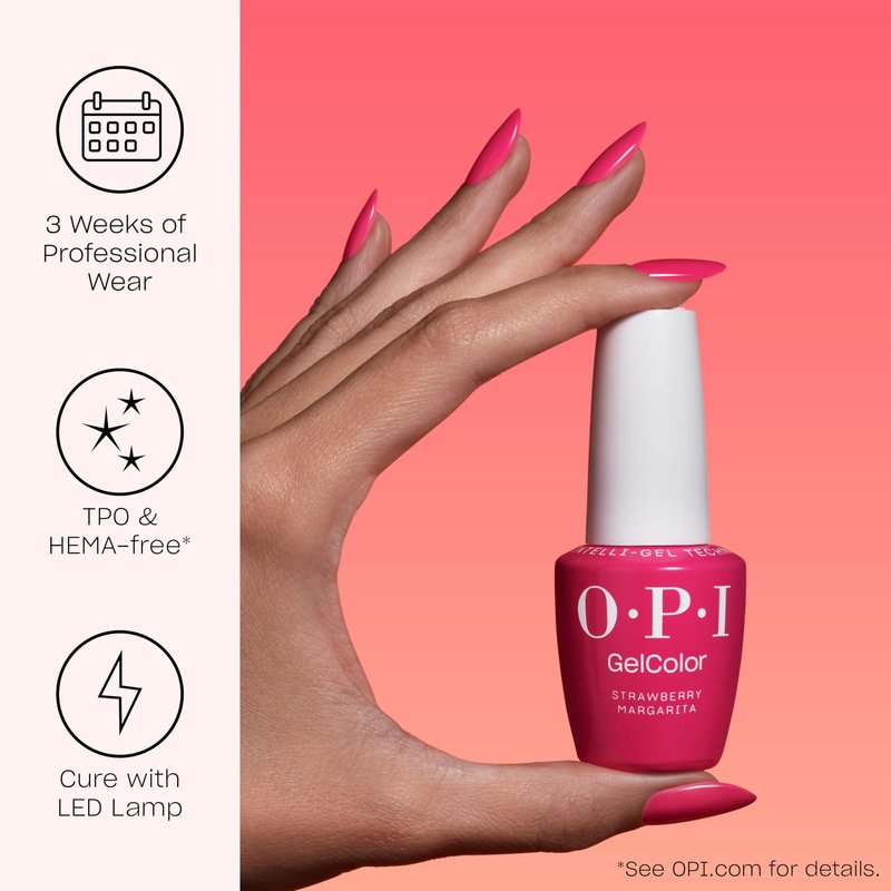 OPI GelColor Funny Bunny | Sheer Soft White Crème LED Cure Gel Nail Polish | Salon-Quality Shine, Long-Lasting Wear | Vegan & HEMA Free | 0.5 Fl Oz