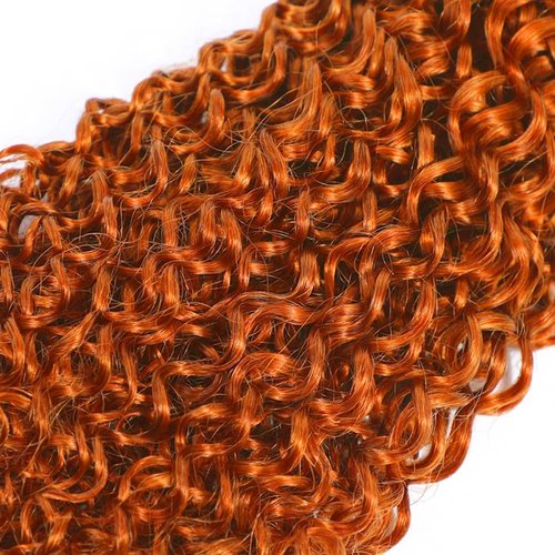 Giginger Brazilian Human Hair Bundles 20 22 24 inch Orange Jerry Curly Bundles 350 Color Human Hair Ginger Orange Unprocessed Virgin Quick Weave Hair for Black Women