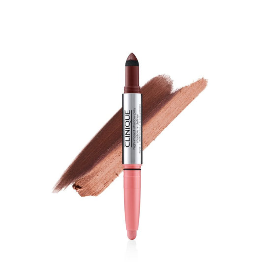 Clinique High Impact Shadow Play Shadow + Definer | Crease Proof, Water Resistant + Safe For Sensitive Eyes | 11 Shades, Black Honey/Pink Honey