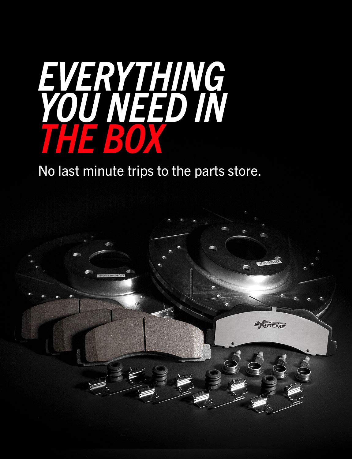 PowerStop Front and Rear Brake Kit For BMW 328i 2016 |328i xDrive 2016 |330i 2017-18 |330i xDrive 2017-18 |335i 2012-15 - Carbon Fiber Ceramic Brake Pads + Drilled & Slotted Rotors Upgrade, K6654-26