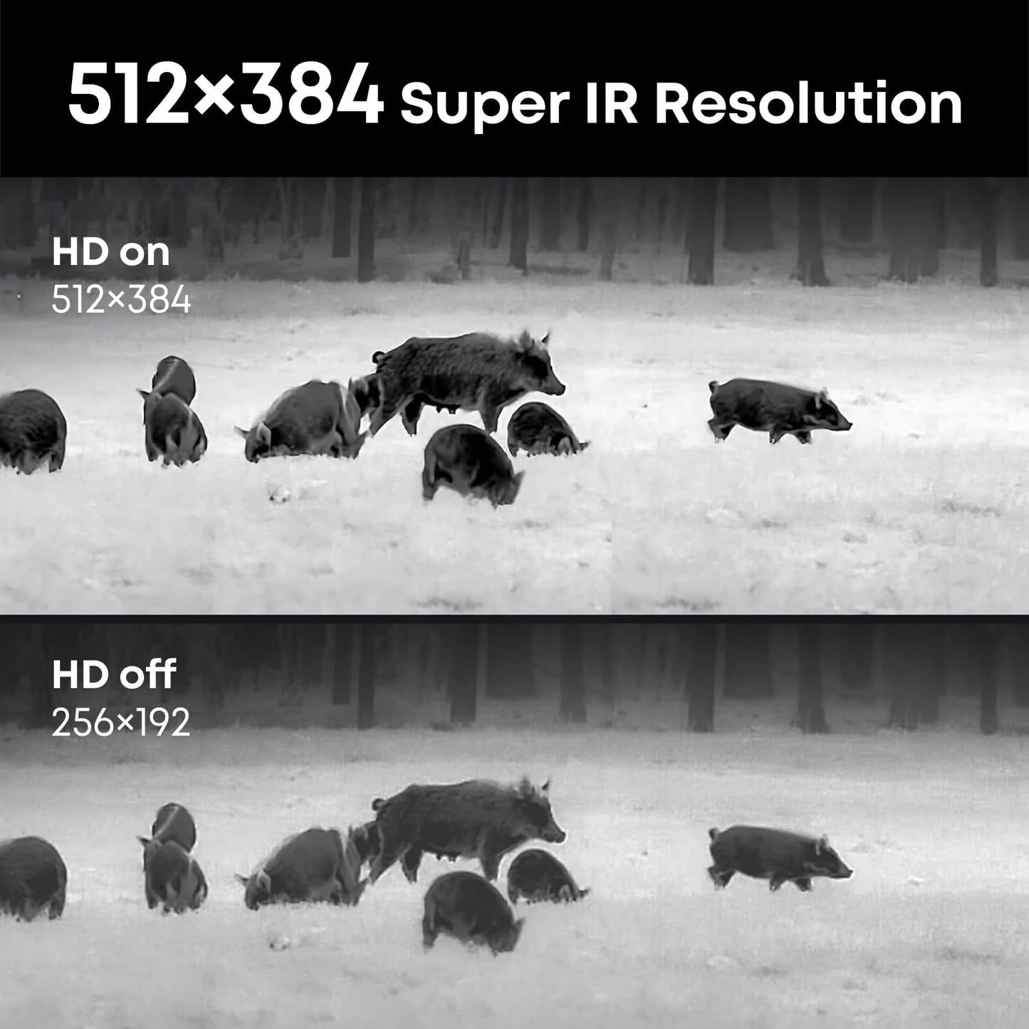 Thermal Master T2 Pro Thermal Monocular for iPhone, 1500 Yards Night Vision Camera with 13mm Lens, Tactical Handle, Infrared Imager for Outdoor Detecting Deer
