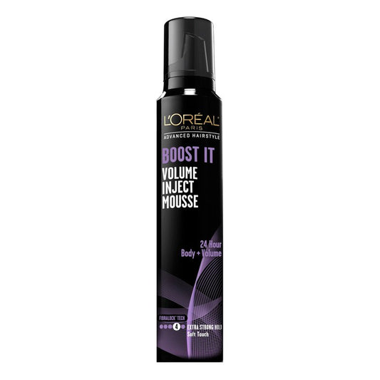 L'Oreal Paris Hair Care Advanced Hairstyle Boost It Volume Inject Mousse, 8.3 Ounce