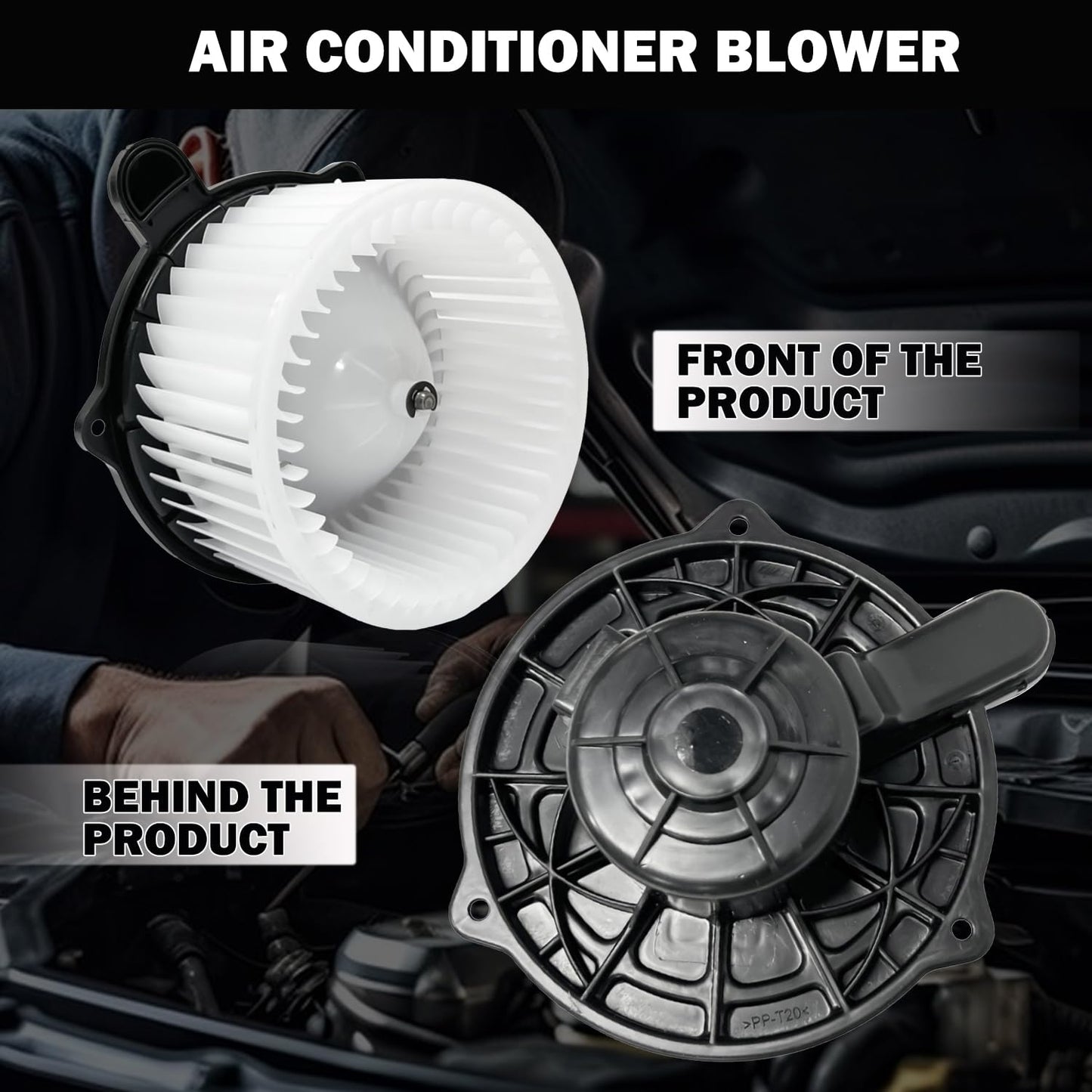 Aspligo 700258 Front AC Heater Blower Motor Fan Fit for Hyundai Santa Fe 2010-2017, Santa Fe Sport 2013 2014 2015 2016 2017, Compatible with Kia Sorento 2011 2012 2013 2014 2015 SK700258 97113-1U000