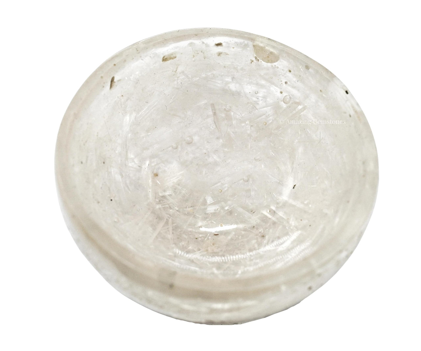 Amazing Gemstone Selenite Orgonite Orgone Crystal Gemstone Bowl -2" Orgonite Selenite Crystal Bowl for Meditation, Crystals and Healing Stones Gift and Protection