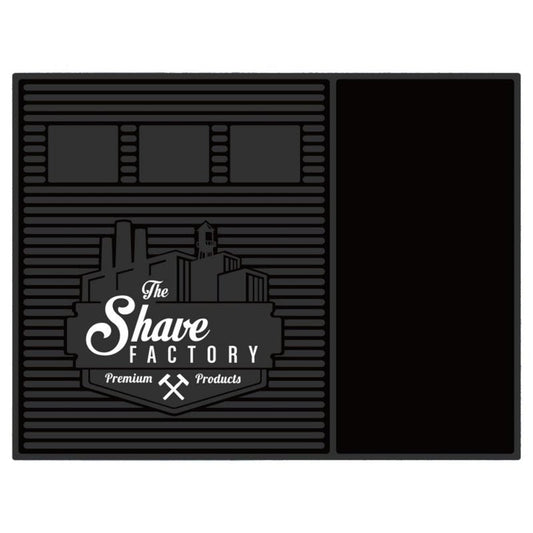 The Shave Factory Magnetic Station Mat - Organizer Mat, Salon Barbershop Work Station Pads, Black