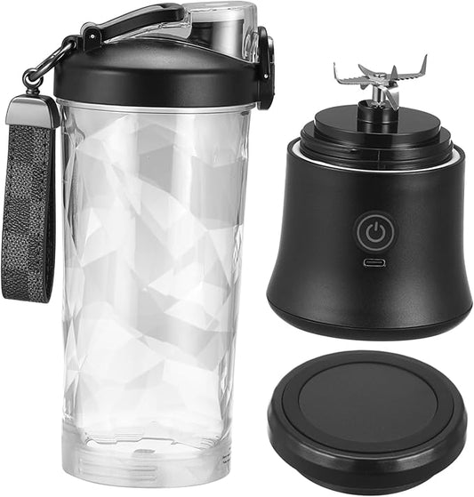 SHOWERORO Compact Electric Juicer Flap-top Travel Bottle Mini Mixer Fresh Juice Cup
