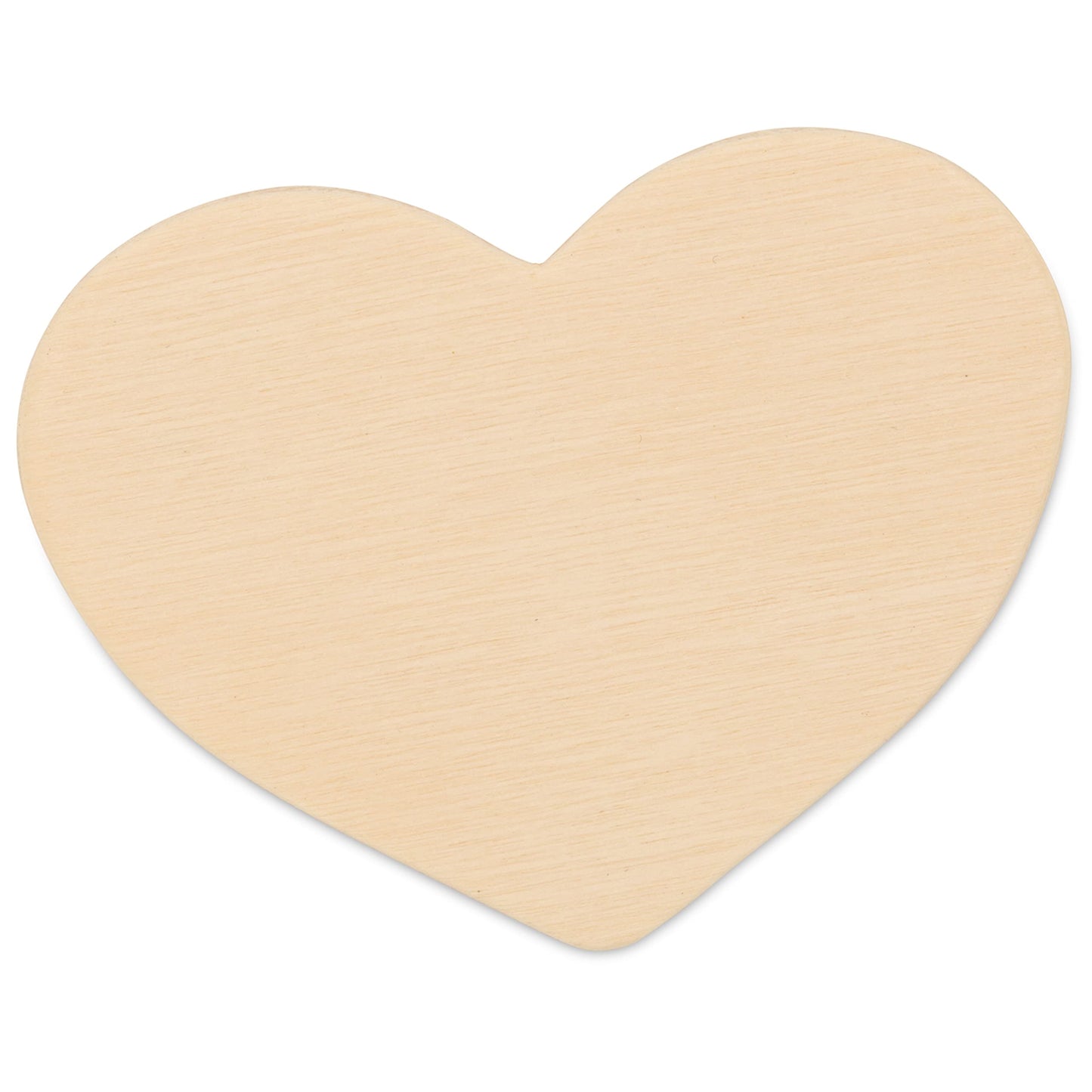 DIY Wooden Heart Cutouts for Crafts 7 inch, 1/8 inch Thick, Pack of 5 Unfinished Shapes for Valentines Day Party Décor, by Woodpeckers