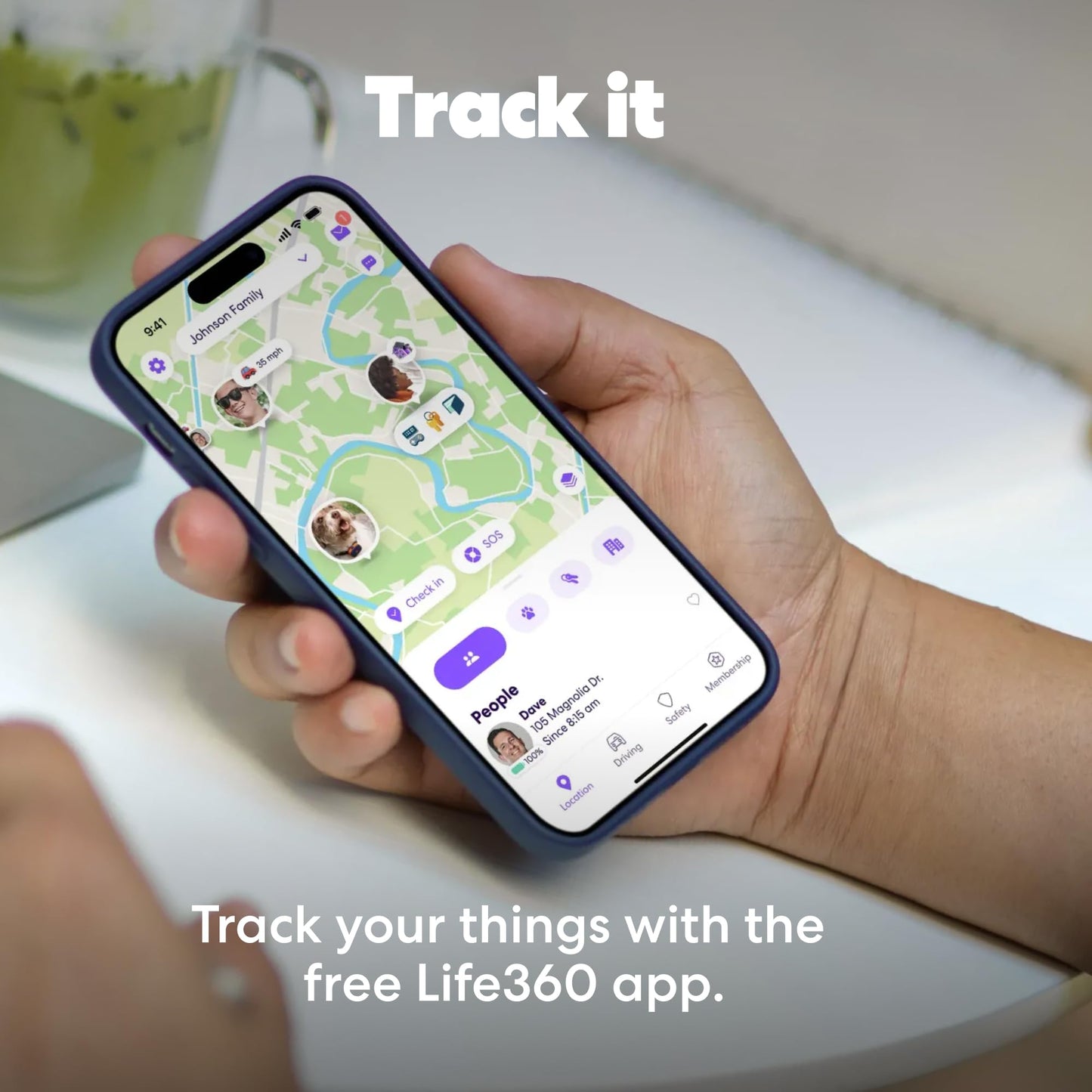 Life360 Tile Essentials - Bluetooth Trackers & Item Locators for Keys, Wallets, Remotes & More; Easily Find All Your Things. Both iOS and Android Compatible. 4-Pack (Mates/Slim/Sticker)