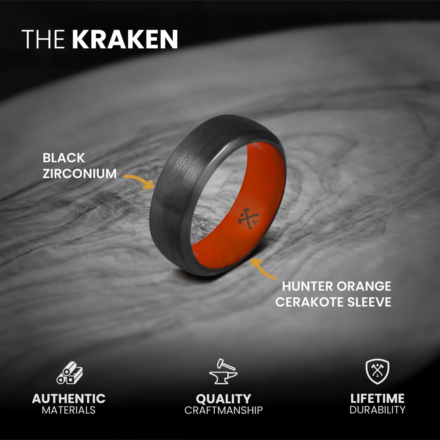 Manly Bands The Kraken - Size 6