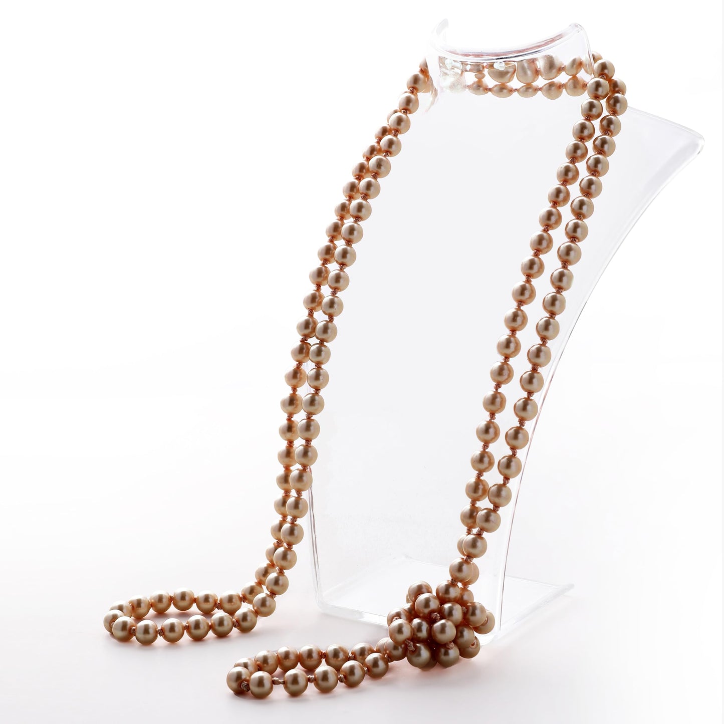 BABEYOND Long Pearl Necklace Faux Pearls Necklace Set Beaded Long Pearls Necklace 1920s Gatsby Costume Jewelry