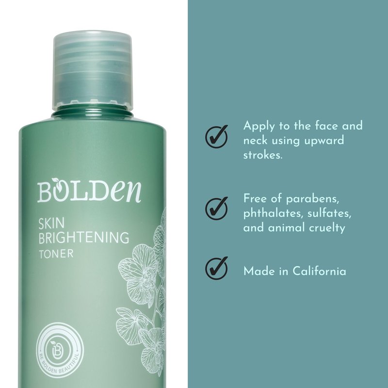 Bolden Skin Brightening Toner & Dark Spot Corrector Bundle – Reduces Breakouts, Dark Spots, Oil & Shine – with AHA Glycolic Acid, Niacinamide, Tranexamic Acid & Alpha Arbutin