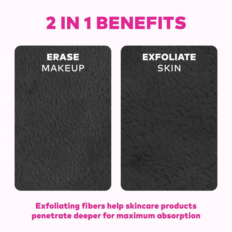 The Original MakeUp Eraser 7-Day Set, Erase All Makeup With Just Water, Including Waterproof Mascara, Eyeliner, Foundation, Lipstick, Sunscreen, and More! Mocha, 7ct.