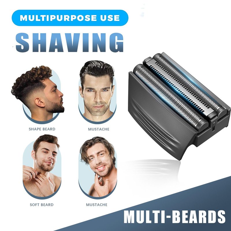 Shaver Replacment Heads,Shaver Replacment Foil Compatible with Remington TITANIUM-X Flex & Pivot Foil and Cutter F5800 & F7800 (2 Packs)
