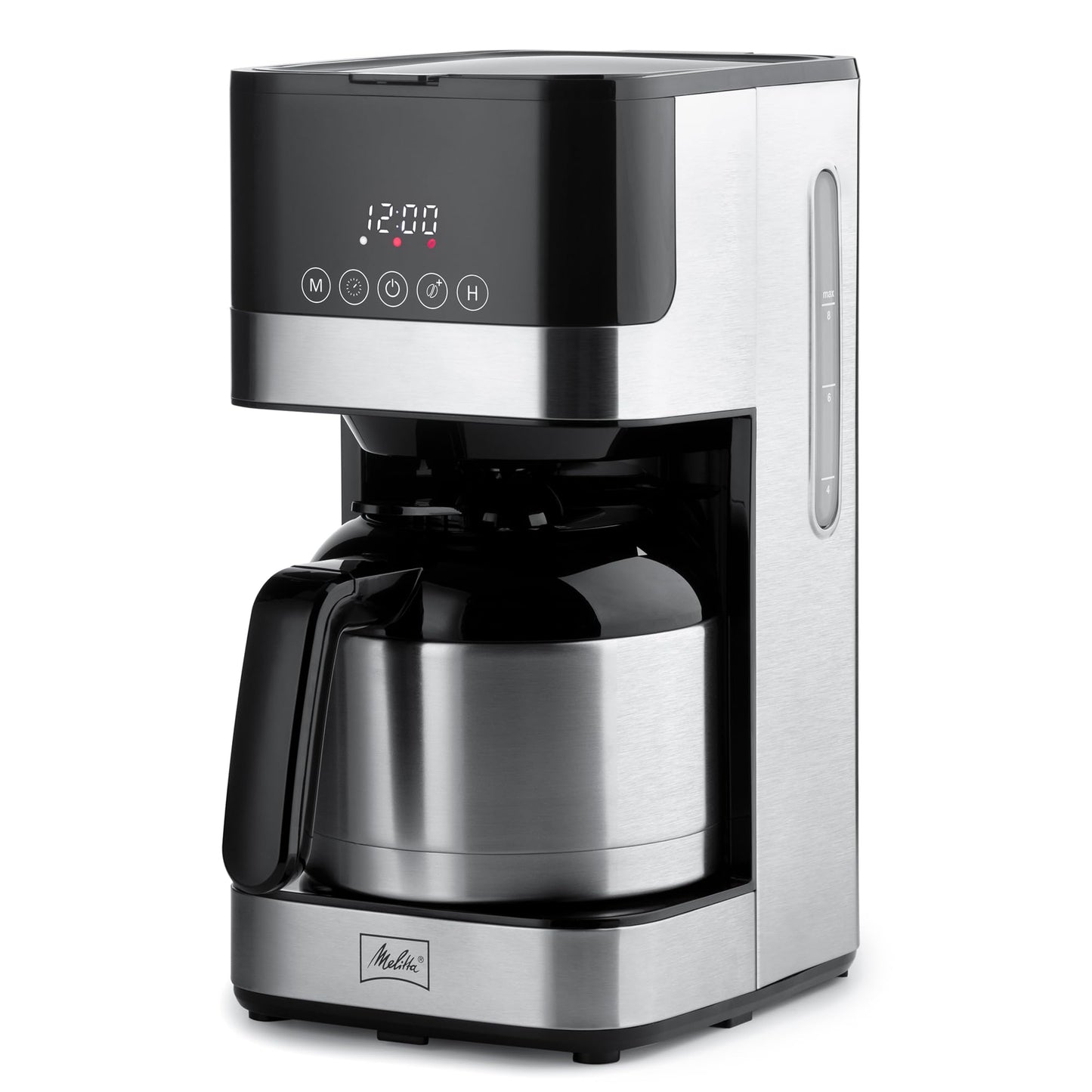 Melitta Aroma Tocco Thermal Drip Coffee Maker, 8-Cup, Programmable with Automatic Shut-Off, Pause & Serve, Stainless Steel Carafe